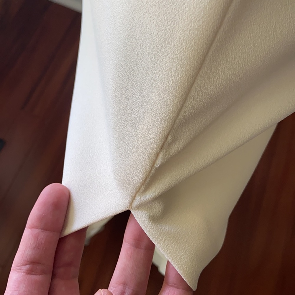 90s Vintage White Formal Strapless Dress Size 6 - Picture 11 of 14